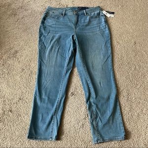 NWT Talbots Women’s Flawless Slim Ankle Curvy High Waist Jeans with Whiskering